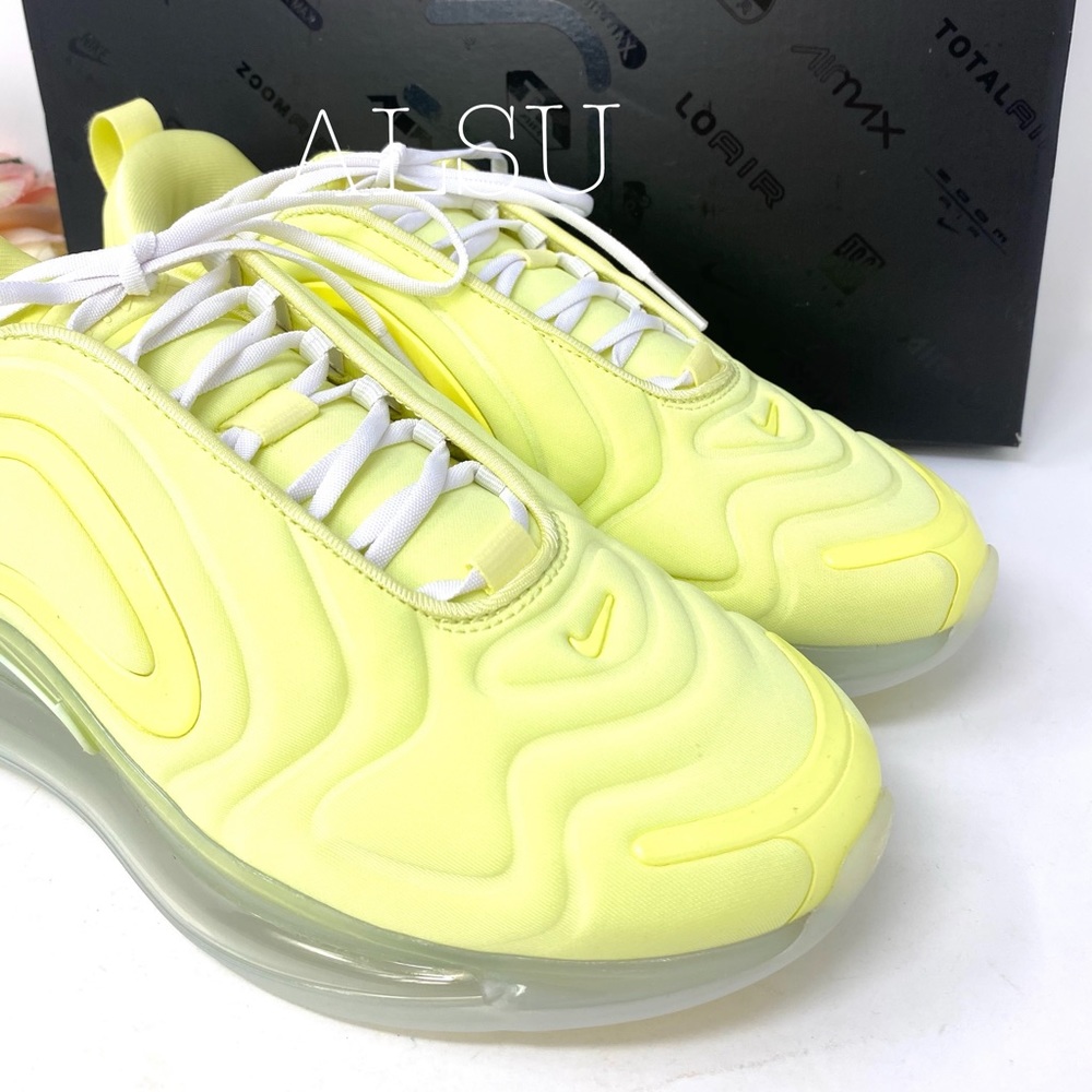 Nike Air Max 720 SE Luminous Green Yellow W AUTHEN - Picture 8 of 8
